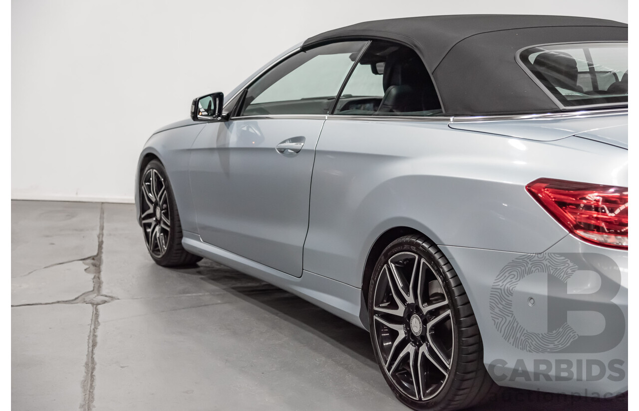 8/2015 Mercedes-Benz E250  207 MY15 2d Cabriolet Silver 2.0L Turbo