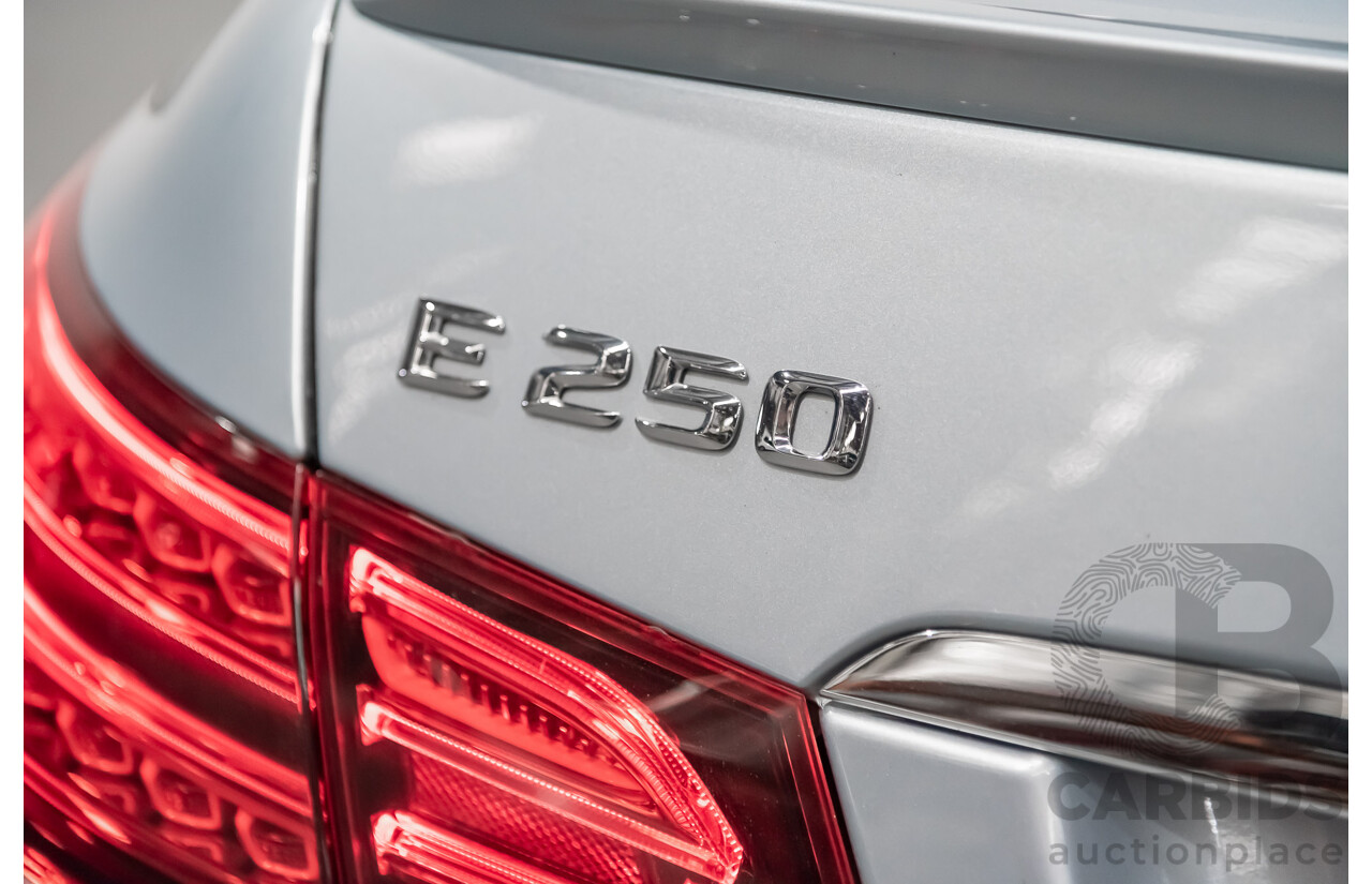 8/2015 Mercedes-Benz E250  207 MY15 2d Cabriolet Silver 2.0L Turbo