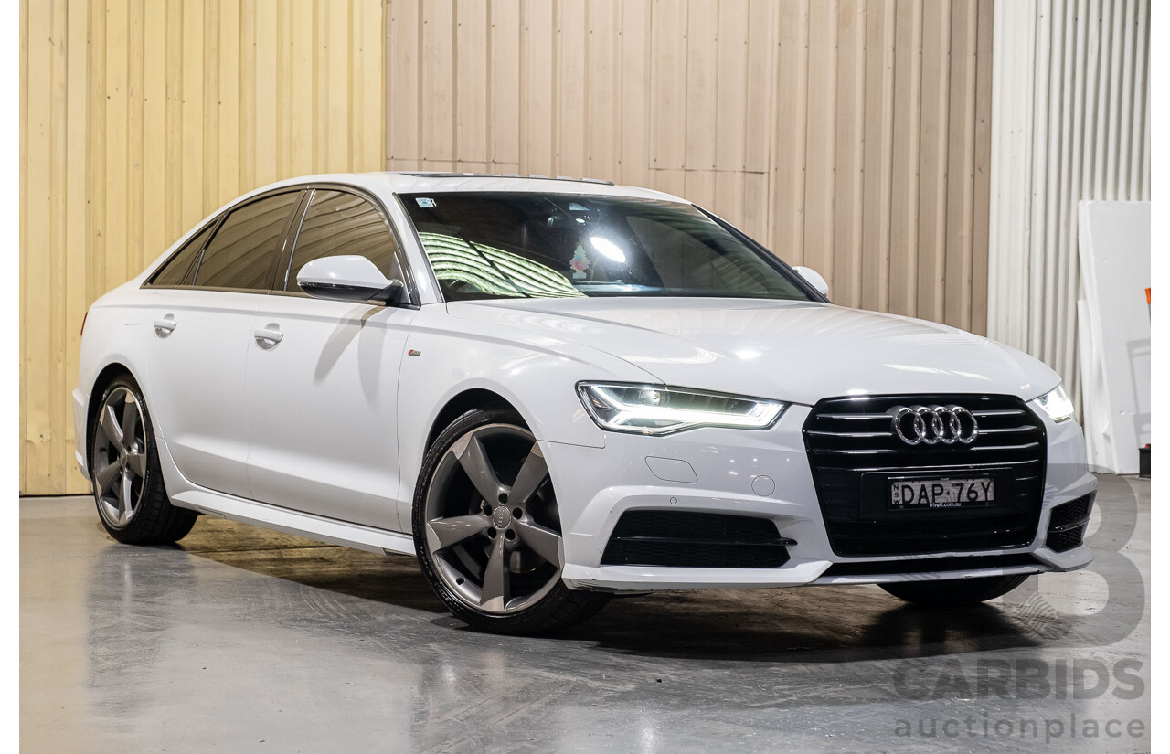 7/2015 Audi A6 1.8 TFSI C7 4GL S-Line Package 4d Sedan White 1.8L Turbo