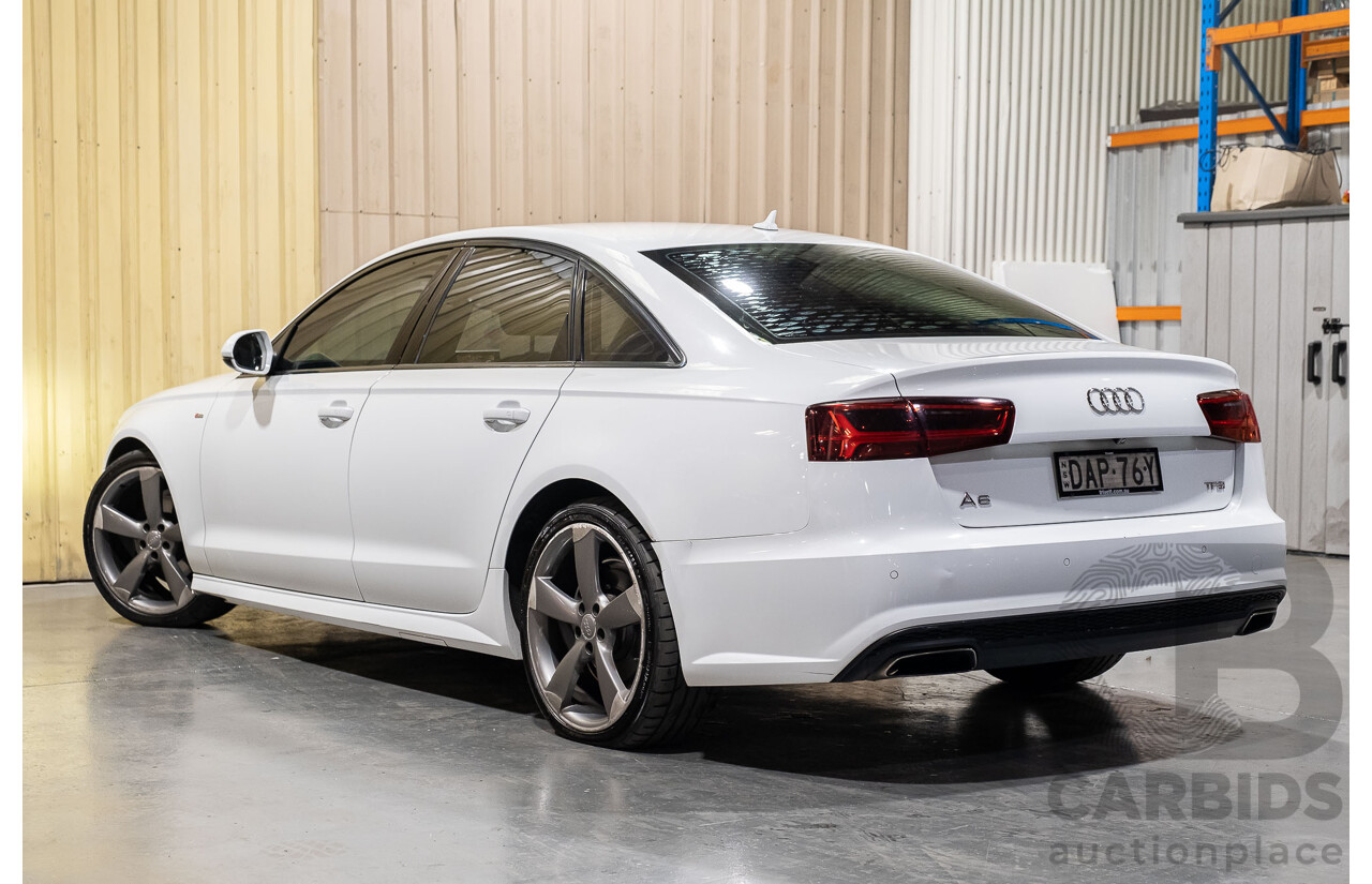 7/2015 Audi A6 1.8 TFSI C7 4GL S-Line Package 4d Sedan White 1.8L Turbo