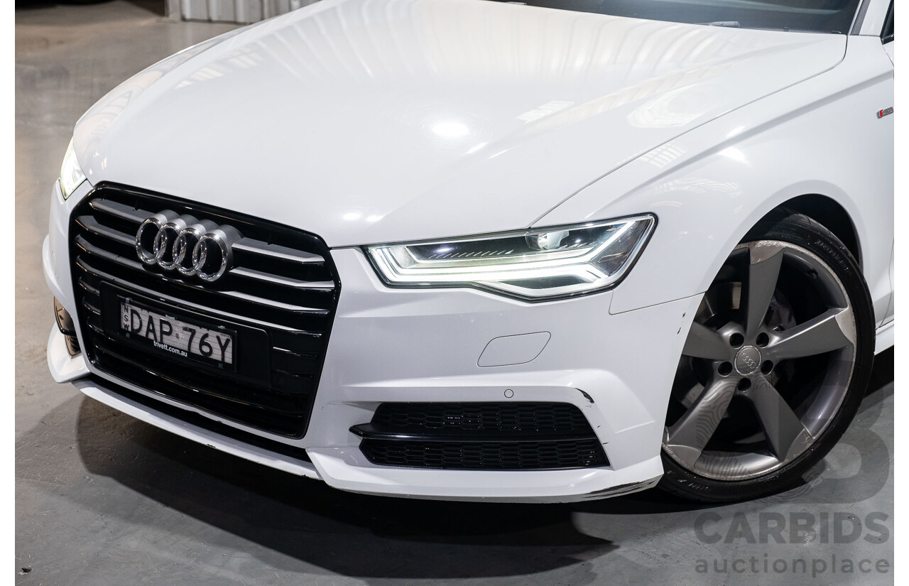 7/2015 Audi A6 1.8 TFSI C7 4GL S-Line Package 4d Sedan White 1.8L Turbo