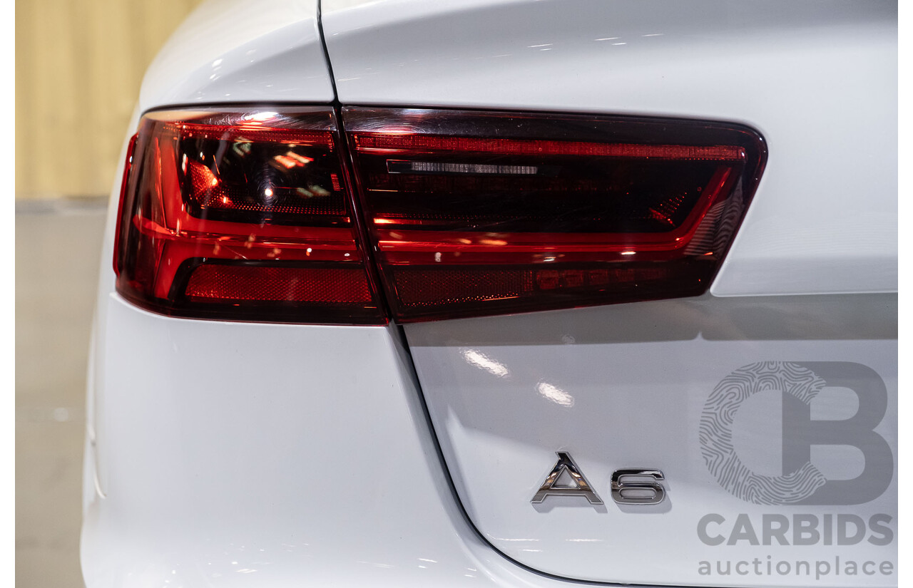 7/2015 Audi A6 1.8 TFSI C7 4GL S-Line Package 4d Sedan White 1.8L Turbo