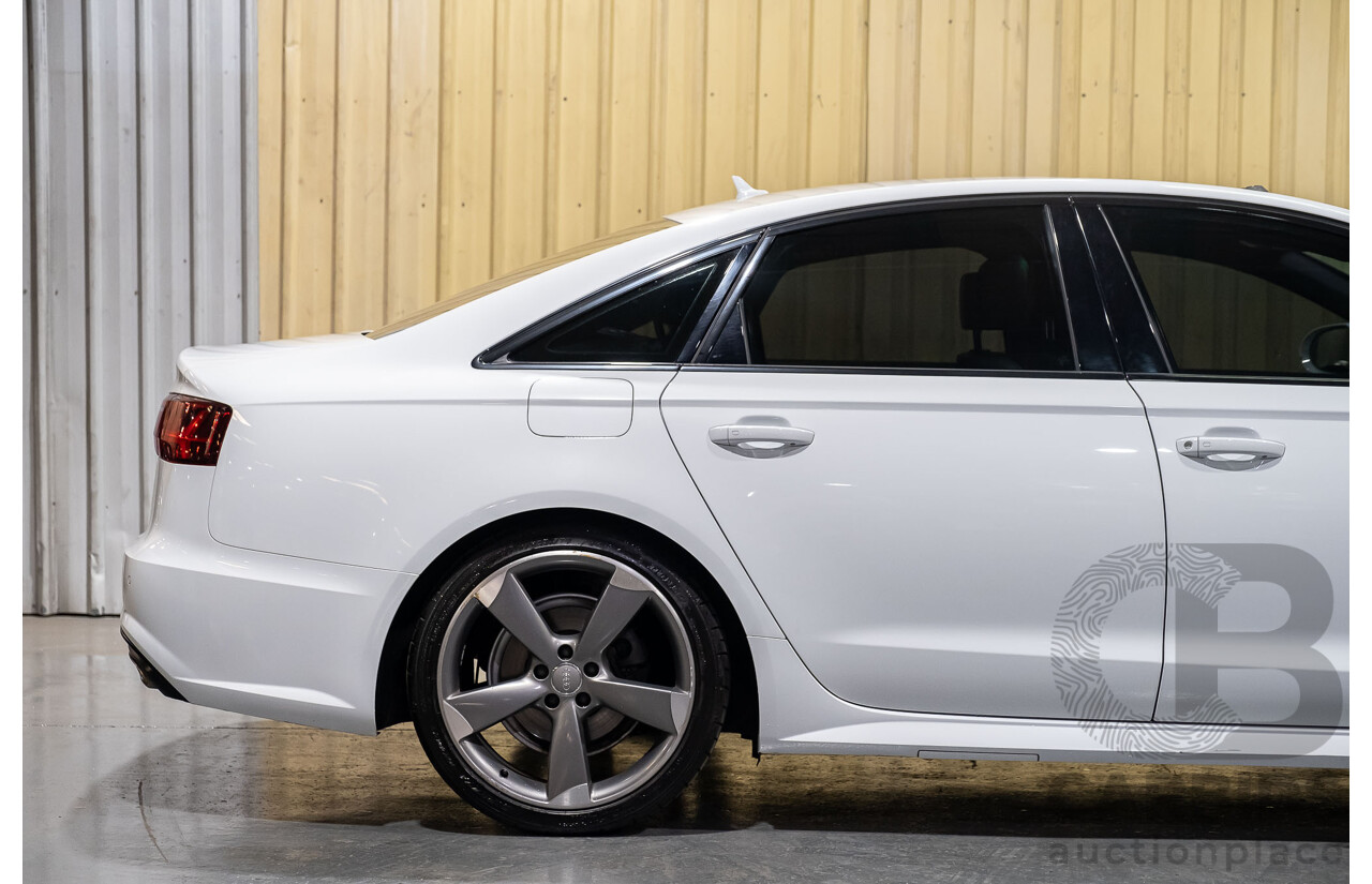 7/2015 Audi A6 1.8 TFSI C7 4GL S-Line Package 4d Sedan White 1.8L Turbo