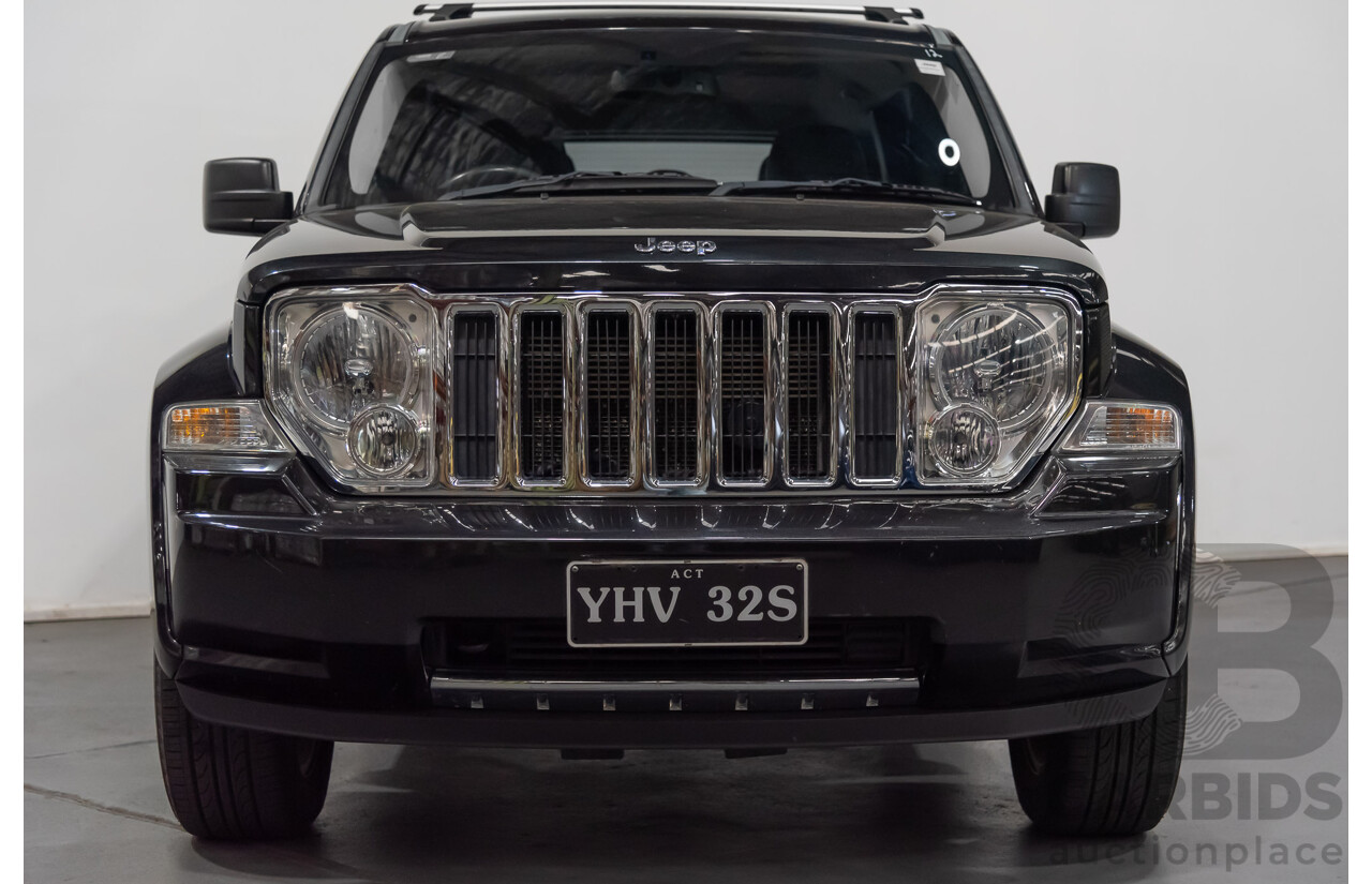 1/2012 Jeep Cherokee Limited CRD (4x4) KK 4d Wagon Black 2.8L Turbo Diesel