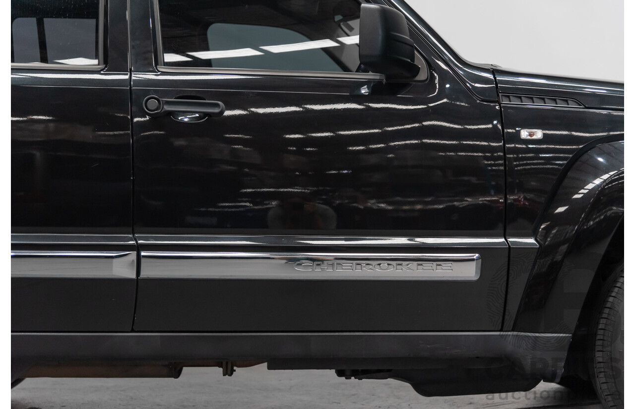 1/2012 Jeep Cherokee Limited CRD (4x4) KK 4d Wagon Black 2.8L Turbo Diesel