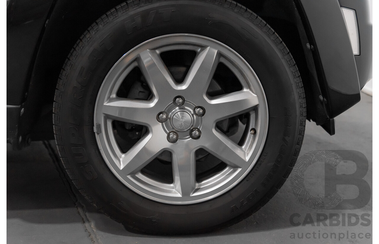 1/2012 Jeep Cherokee Limited CRD (4x4) KK 4d Wagon Black 2.8L Turbo Diesel