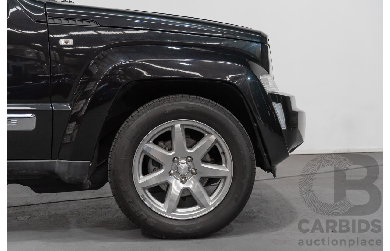 1/2012 Jeep Cherokee Limited CRD (4x4) KK 4d Wagon Black 2.8L Turbo Diesel