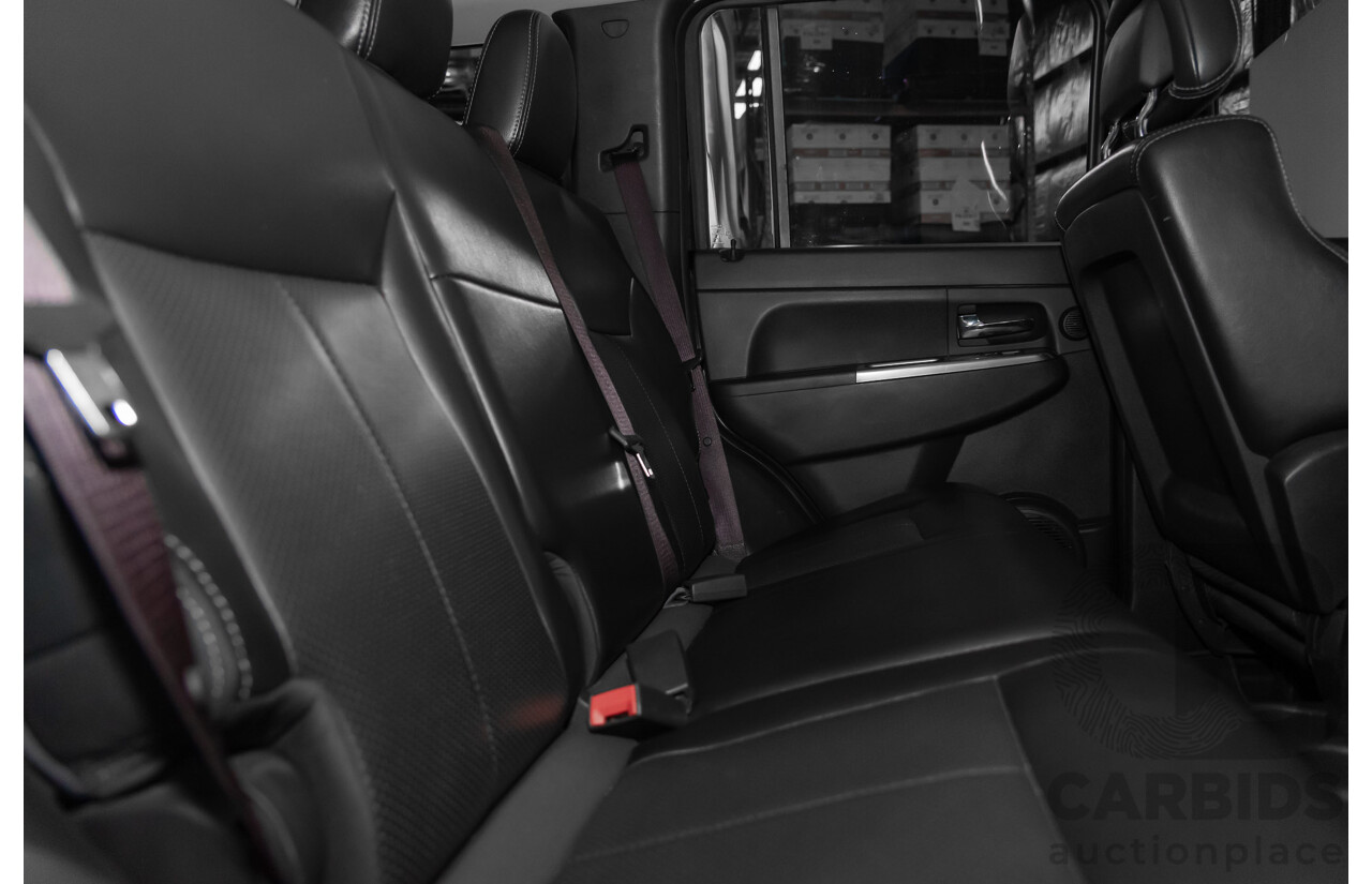 1/2012 Jeep Cherokee Limited CRD (4x4) KK 4d Wagon Black 2.8L Turbo Diesel