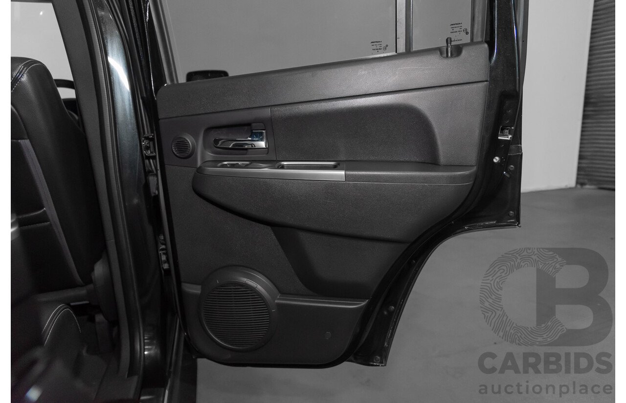 1/2012 Jeep Cherokee Limited CRD (4x4) KK 4d Wagon Black 2.8L Turbo Diesel