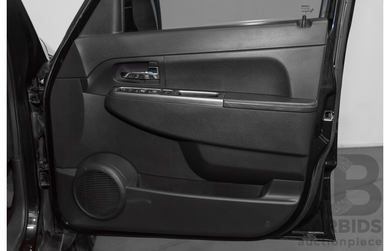 1/2012 Jeep Cherokee Limited CRD (4x4) KK 4d Wagon Black 2.8L Turbo Diesel