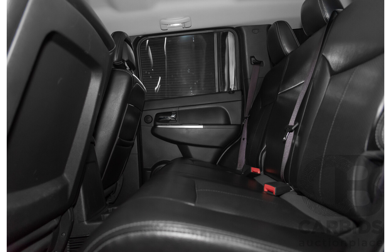 1/2012 Jeep Cherokee Limited CRD (4x4) KK 4d Wagon Black 2.8L Turbo Diesel