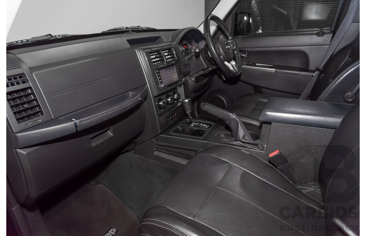 1/2012 Jeep Cherokee Limited CRD (4x4) KK 4d Wagon Black 2.8L Turbo Diesel