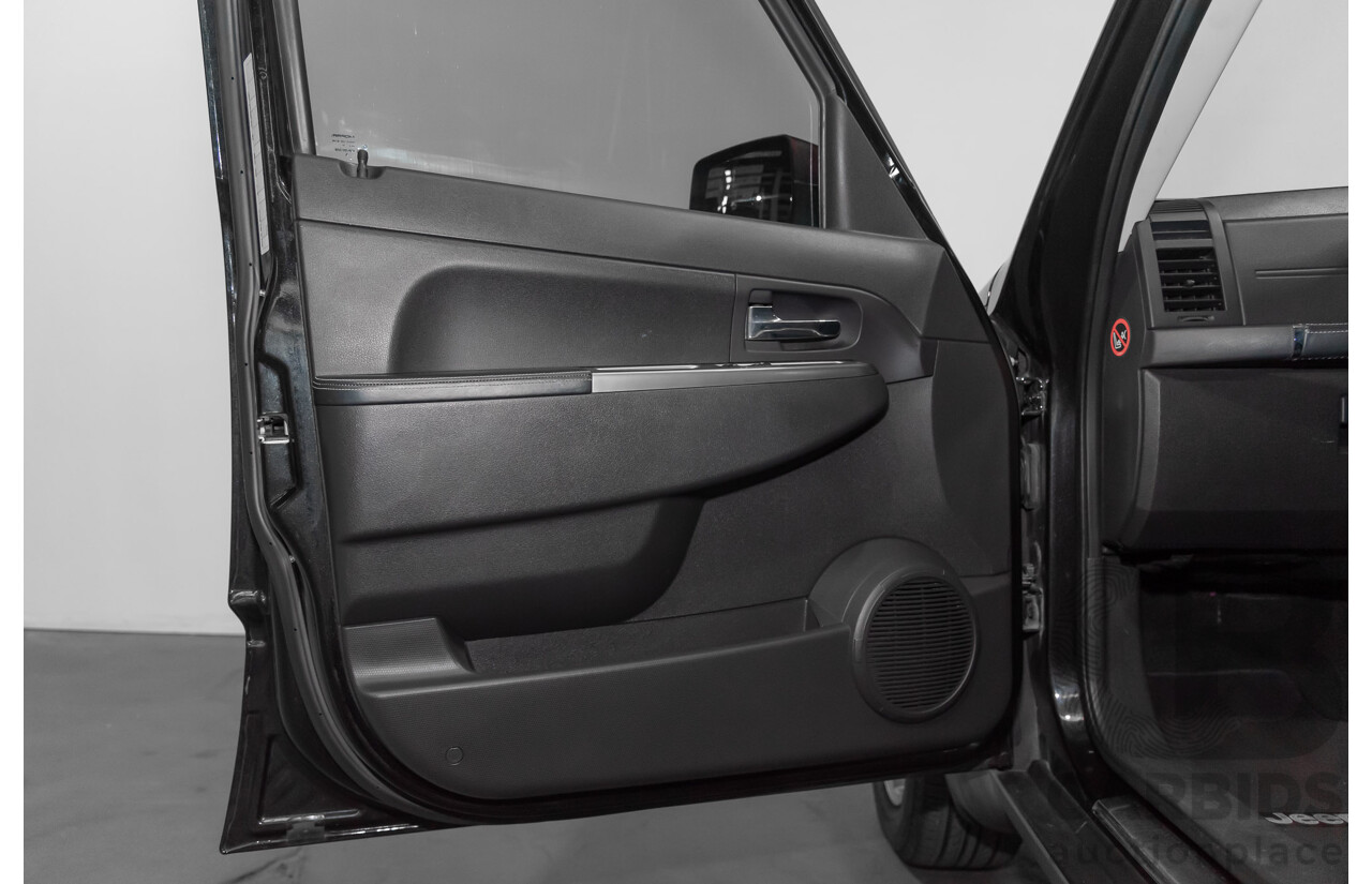 1/2012 Jeep Cherokee Limited CRD (4x4) KK 4d Wagon Black 2.8L Turbo Diesel