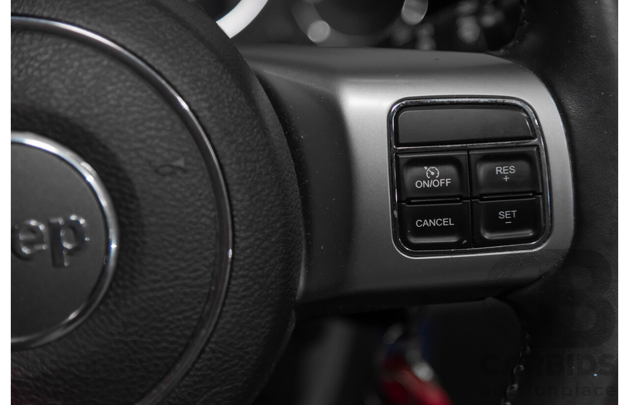 1/2012 Jeep Cherokee Limited CRD (4x4) KK 4d Wagon Black 2.8L Turbo Diesel