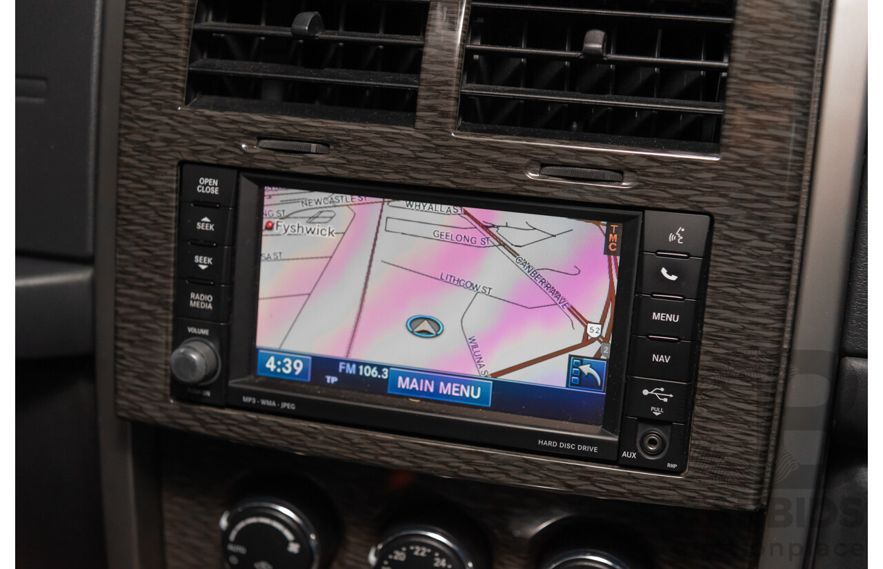 1/2012 Jeep Cherokee Limited CRD (4x4) KK 4d Wagon Black 2.8L Turbo Diesel