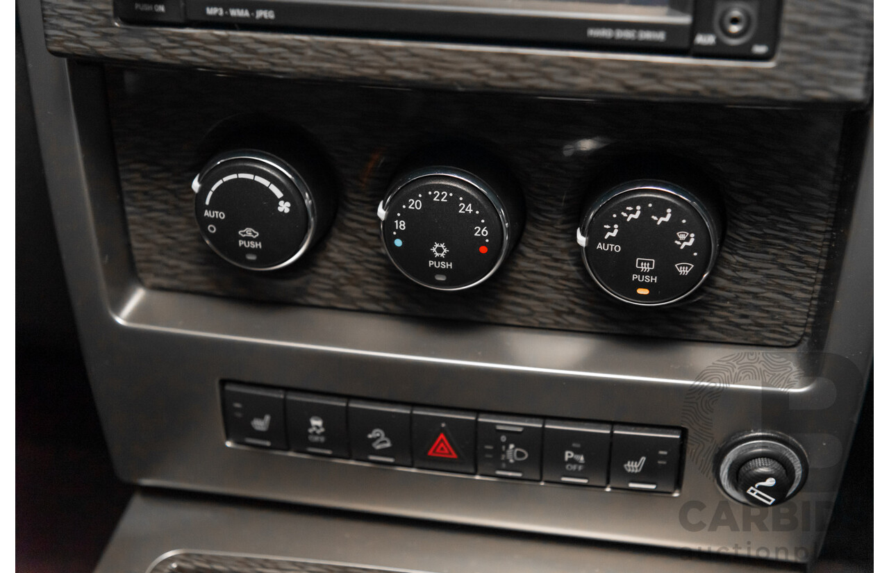 1/2012 Jeep Cherokee Limited CRD (4x4) KK 4d Wagon Black 2.8L Turbo Diesel