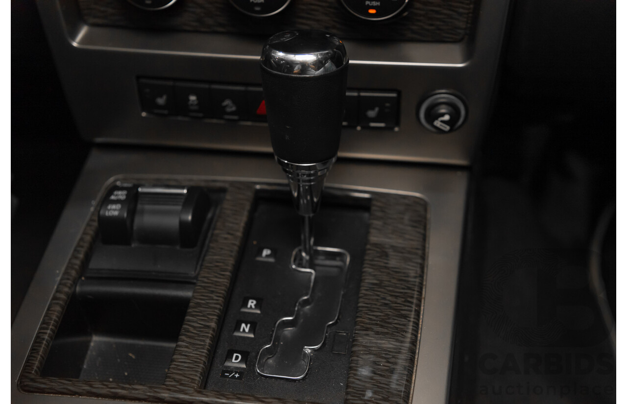 1/2012 Jeep Cherokee Limited CRD (4x4) KK 4d Wagon Black 2.8L Turbo Diesel