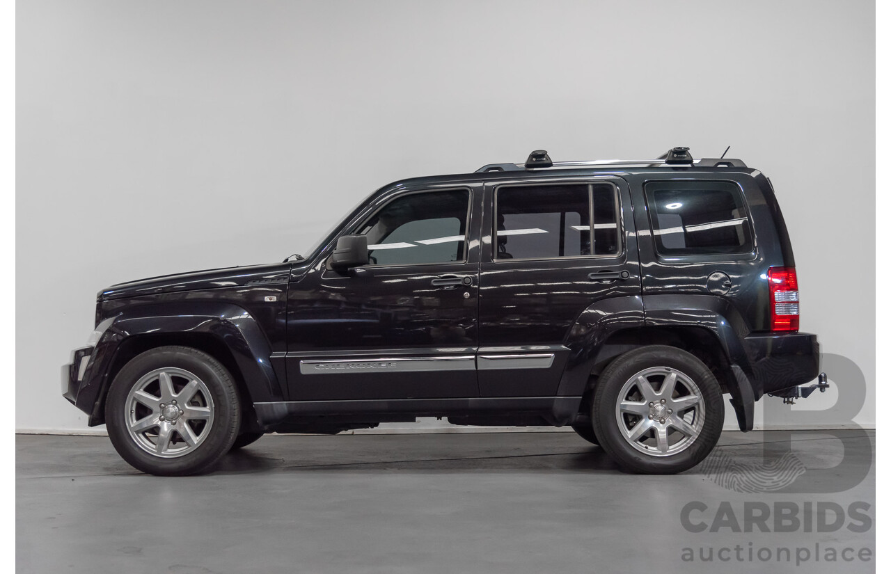 1/2012 Jeep Cherokee Limited CRD (4x4) KK 4d Wagon Black 2.8L Turbo Diesel