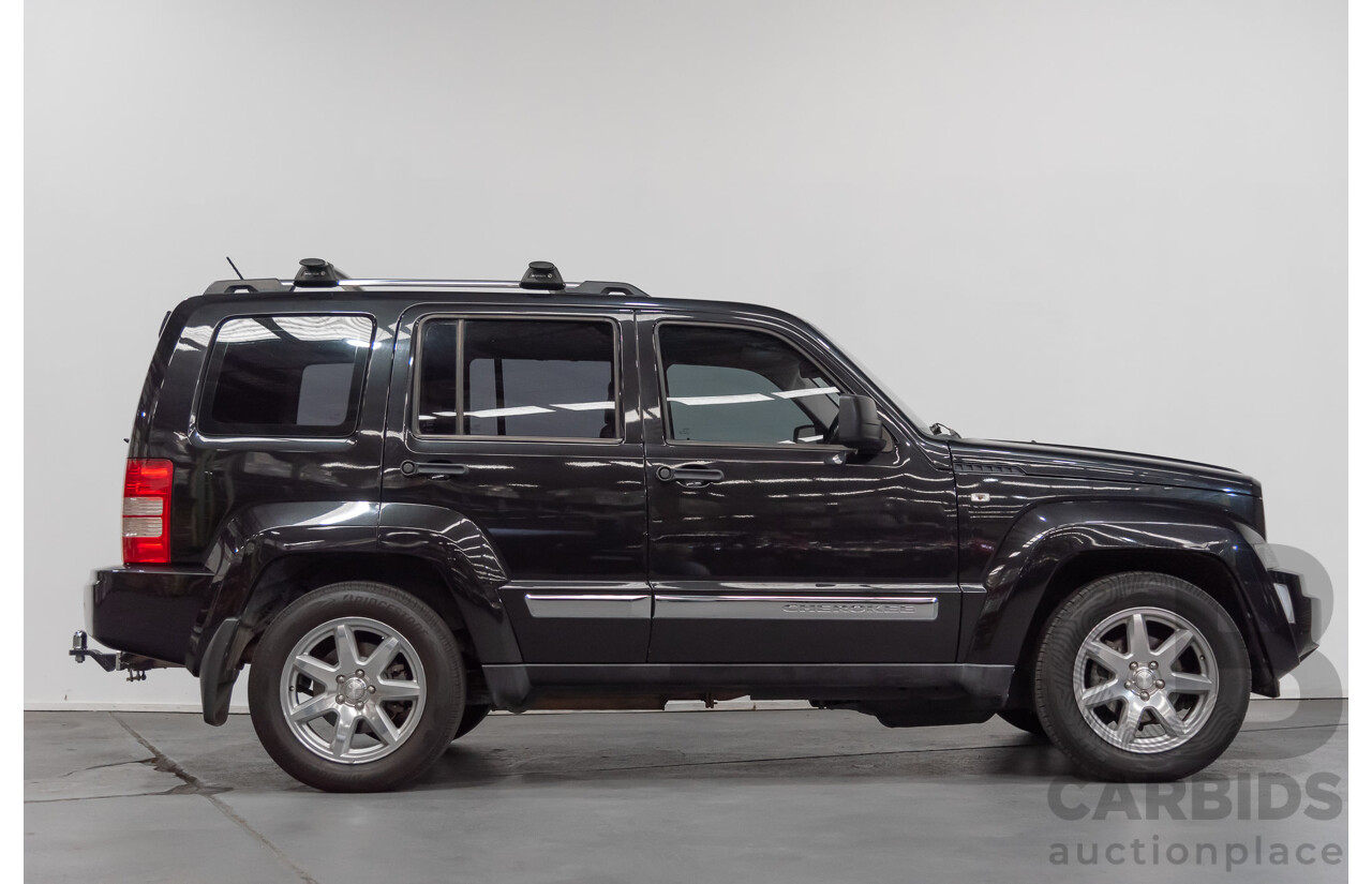 1/2012 Jeep Cherokee Limited CRD (4x4) KK 4d Wagon Black 2.8L Turbo Diesel