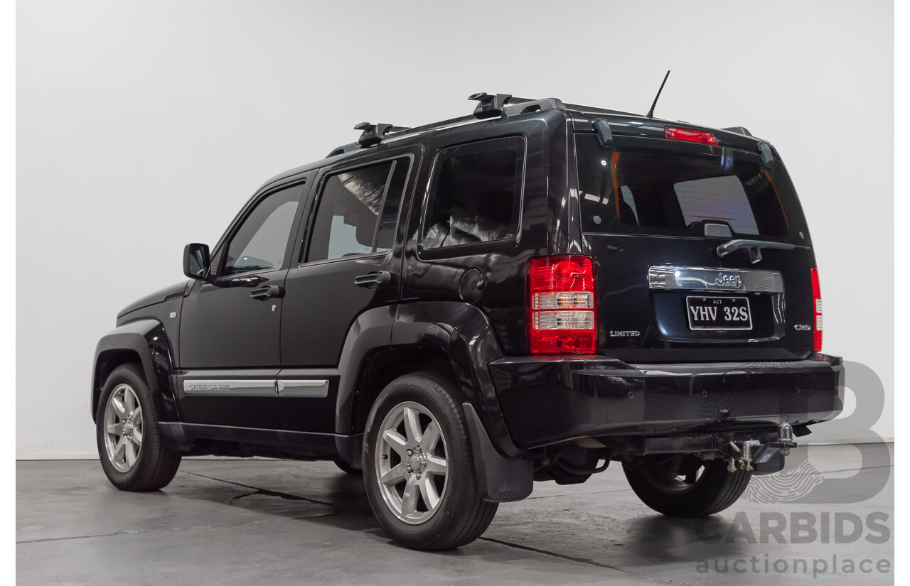1/2012 Jeep Cherokee Limited CRD (4x4) KK 4d Wagon Black 2.8L Turbo Diesel