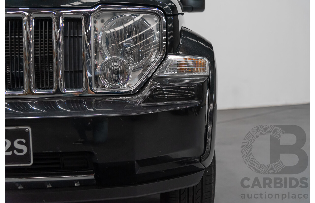 1/2012 Jeep Cherokee Limited CRD (4x4) KK 4d Wagon Black 2.8L Turbo Diesel