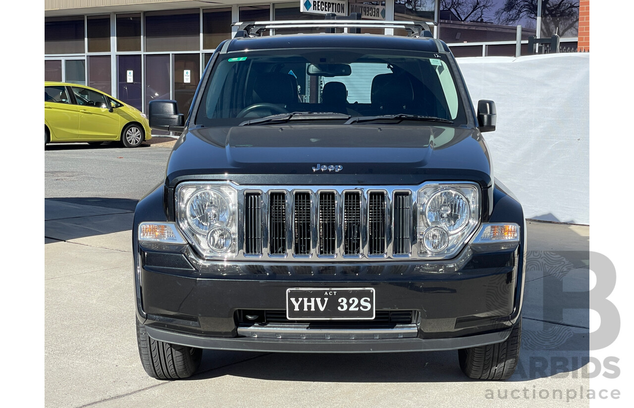 1/2012 Jeep Cherokee Limited CRD (4x4) KK 4d Wagon Black 2.8L Turbo Diesel