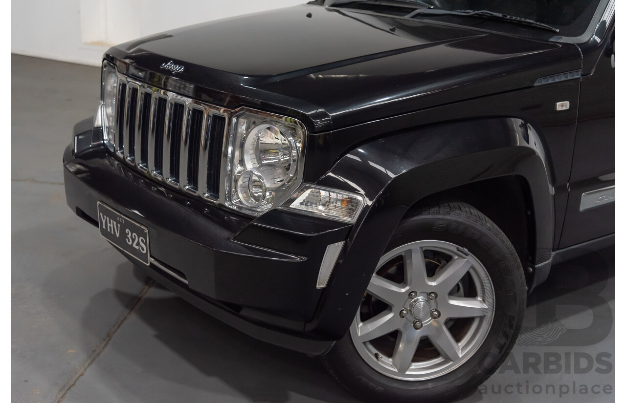 1/2012 Jeep Cherokee Limited CRD (4x4) KK 4d Wagon Black 2.8L Turbo Diesel