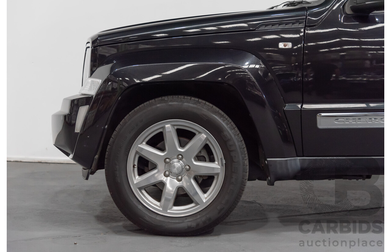 1/2012 Jeep Cherokee Limited CRD (4x4) KK 4d Wagon Black 2.8L Turbo Diesel