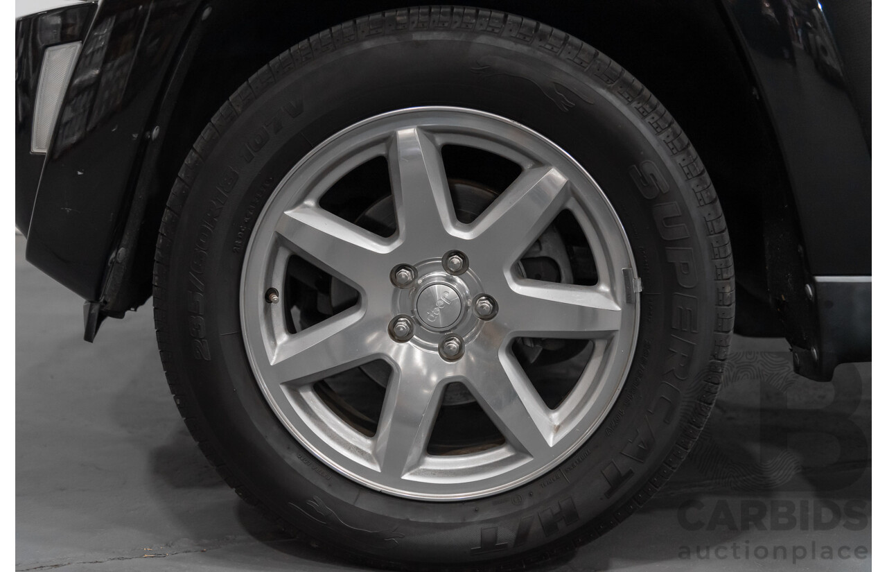 1/2012 Jeep Cherokee Limited CRD (4x4) KK 4d Wagon Black 2.8L Turbo Diesel