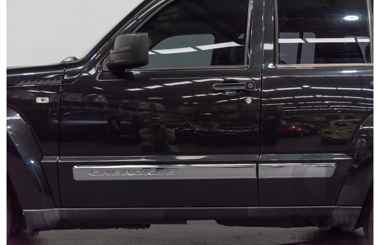 1/2012 Jeep Cherokee Limited CRD (4x4) KK 4d Wagon Black 2.8L Turbo Diesel