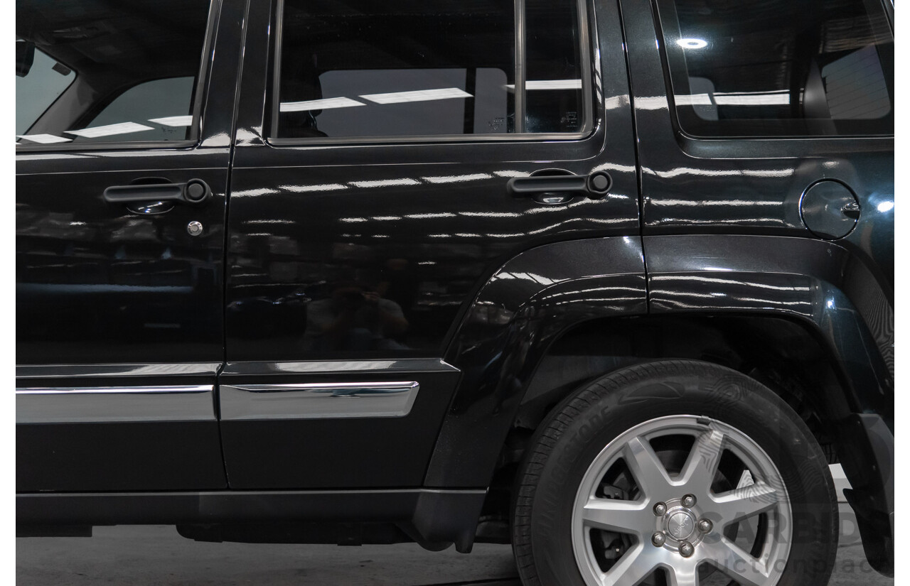 1/2012 Jeep Cherokee Limited CRD (4x4) KK 4d Wagon Black 2.8L Turbo Diesel