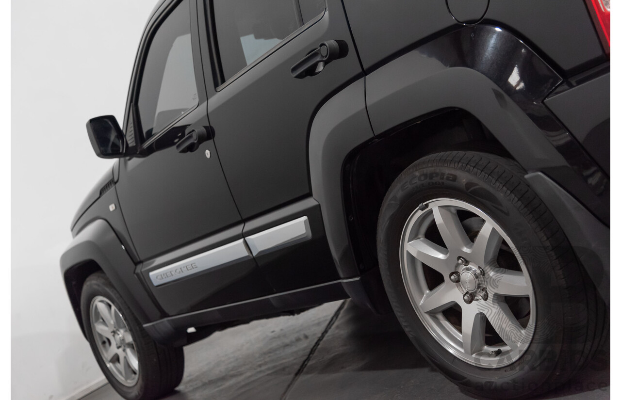 1/2012 Jeep Cherokee Limited CRD (4x4) KK 4d Wagon Black 2.8L Turbo Diesel