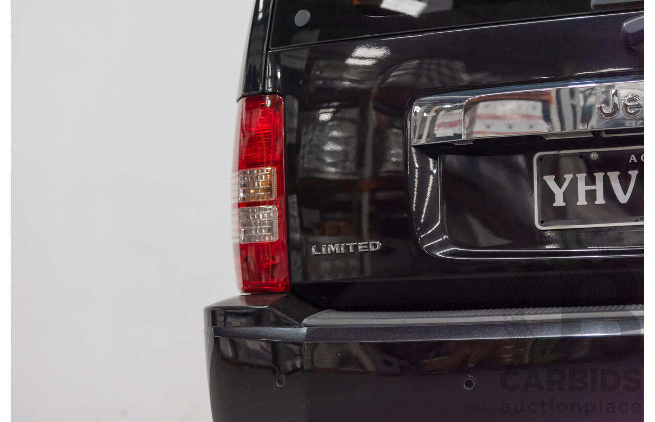 1/2012 Jeep Cherokee Limited CRD (4x4) KK 4d Wagon Black 2.8L Turbo Diesel