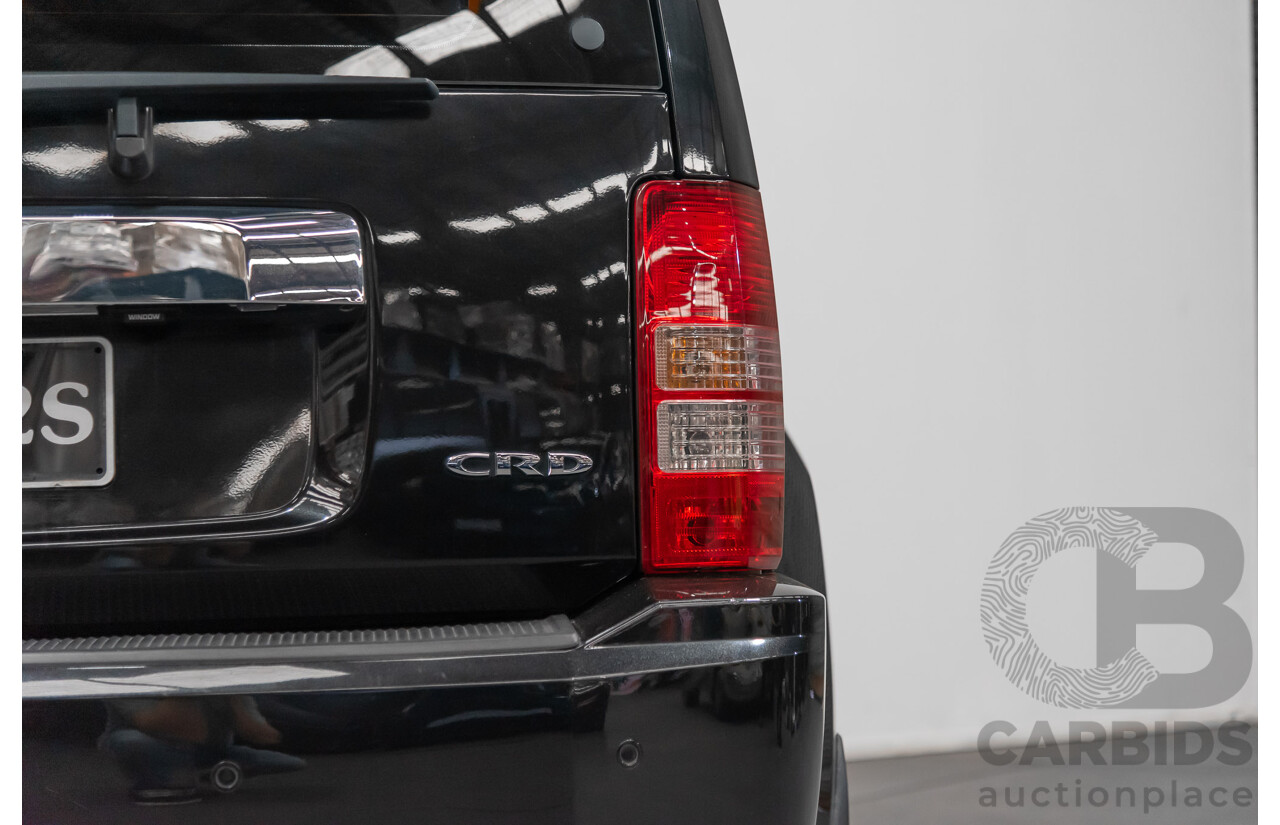 1/2012 Jeep Cherokee Limited CRD (4x4) KK 4d Wagon Black 2.8L Turbo Diesel