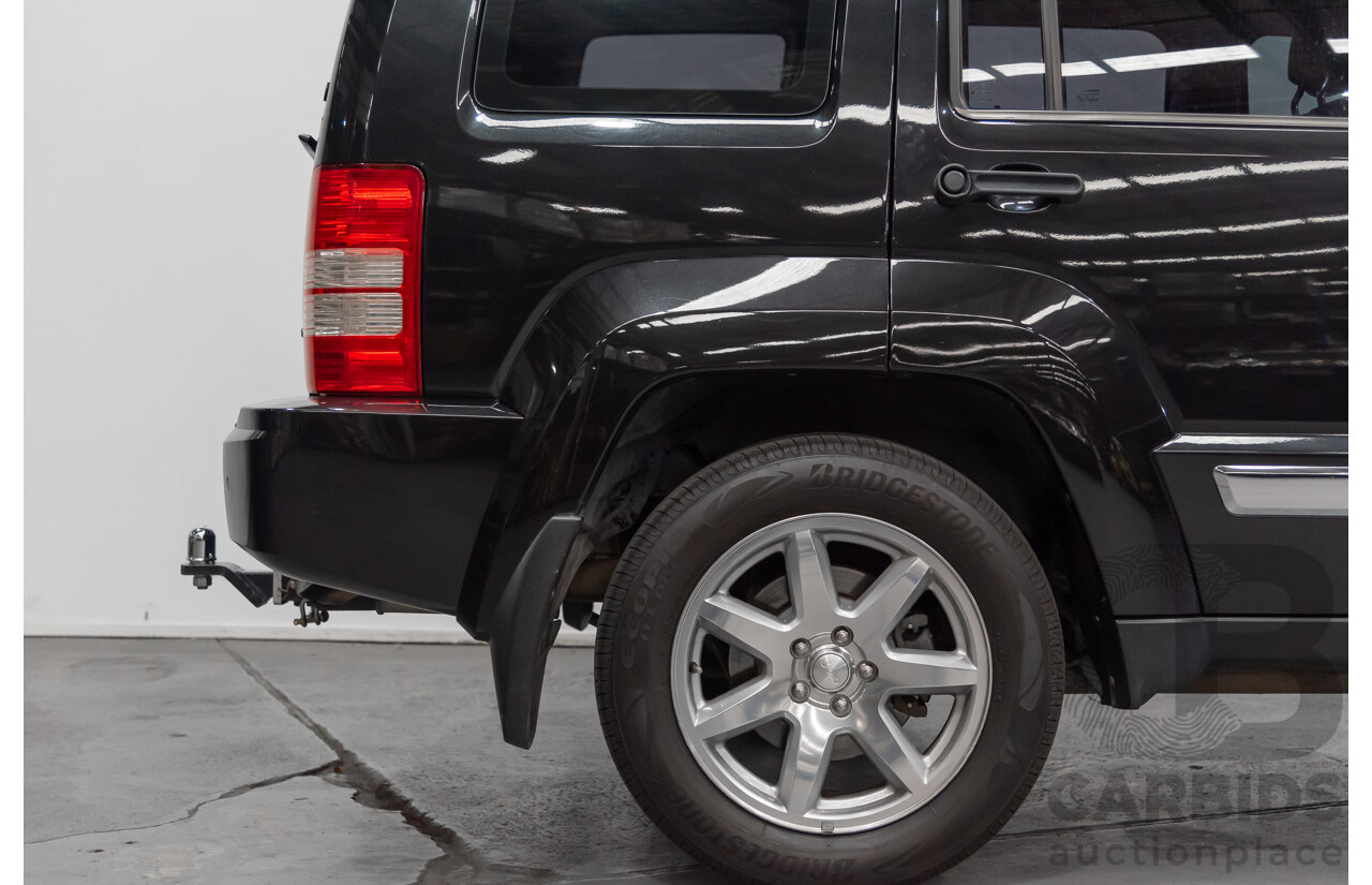 1/2012 Jeep Cherokee Limited CRD (4x4) KK 4d Wagon Black 2.8L Turbo Diesel