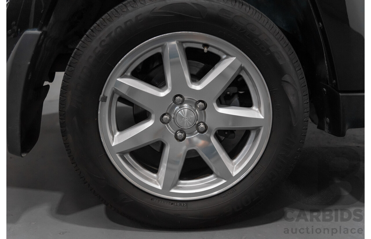 1/2012 Jeep Cherokee Limited CRD (4x4) KK 4d Wagon Black 2.8L Turbo Diesel