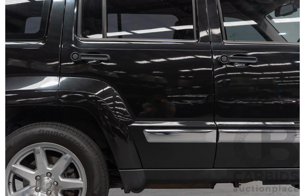 1/2012 Jeep Cherokee Limited CRD (4x4) KK 4d Wagon Black 2.8L Turbo Diesel