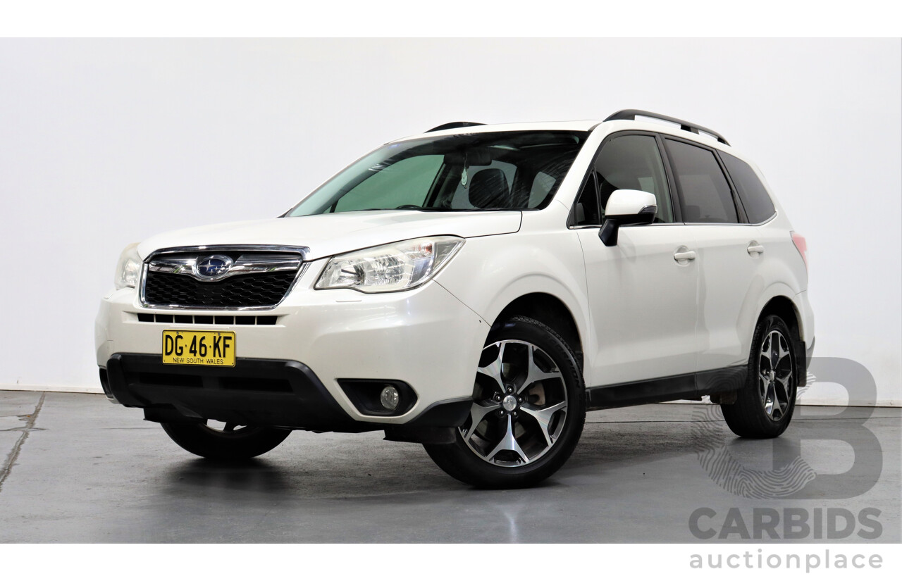 5/2013 Subaru Forester 2.0D Premium 4d Wagon White 2.0L Turbo Diesel