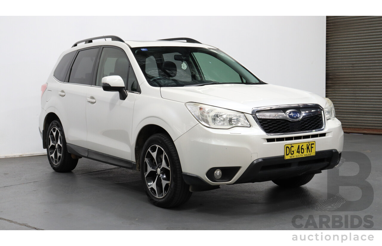5/2013 Subaru Forester 2.0D Premium 4d Wagon White 2.0L Turbo Diesel