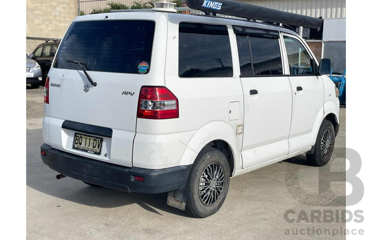 6/2012 Suzuki APV  GD MY06 UPGRADE 4d Van White 1.6L - Camper Conversion