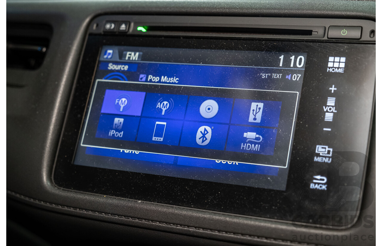 6/2016 Honda HR-V VTi 4d Wagon White 1.8L