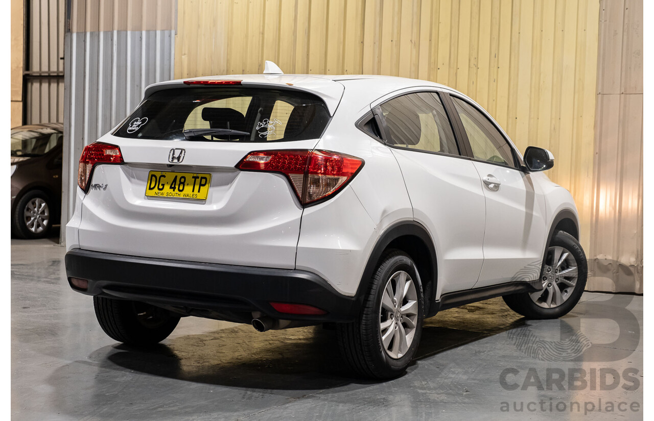 6/2016 Honda HR-V VTi 4d Wagon White 1.8L