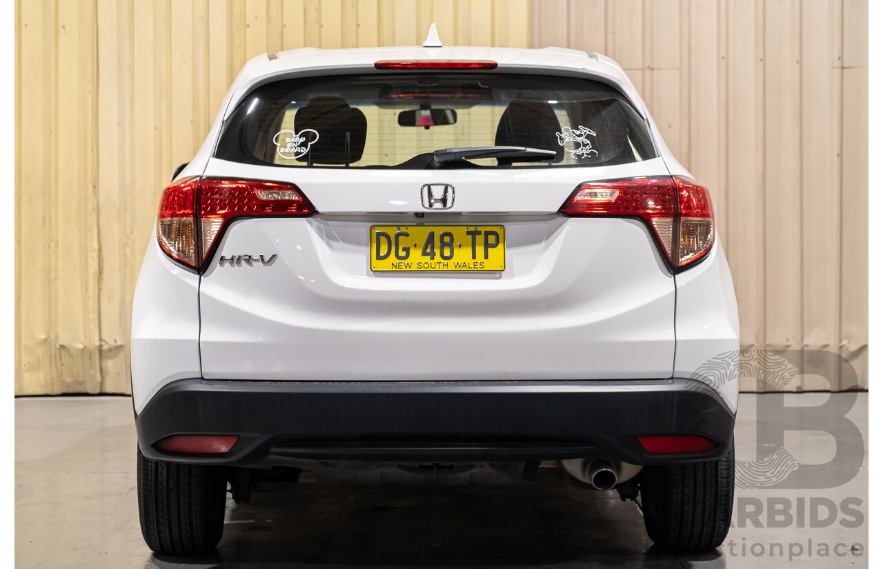 6/2016 Honda HR-V VTi 4d Wagon White 1.8L