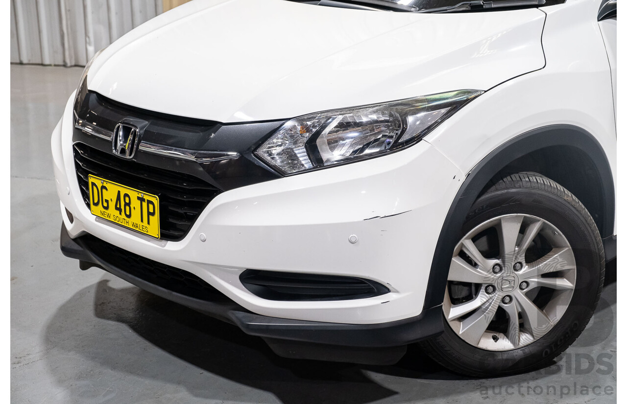 6/2016 Honda HR-V VTi 4d Wagon White 1.8L