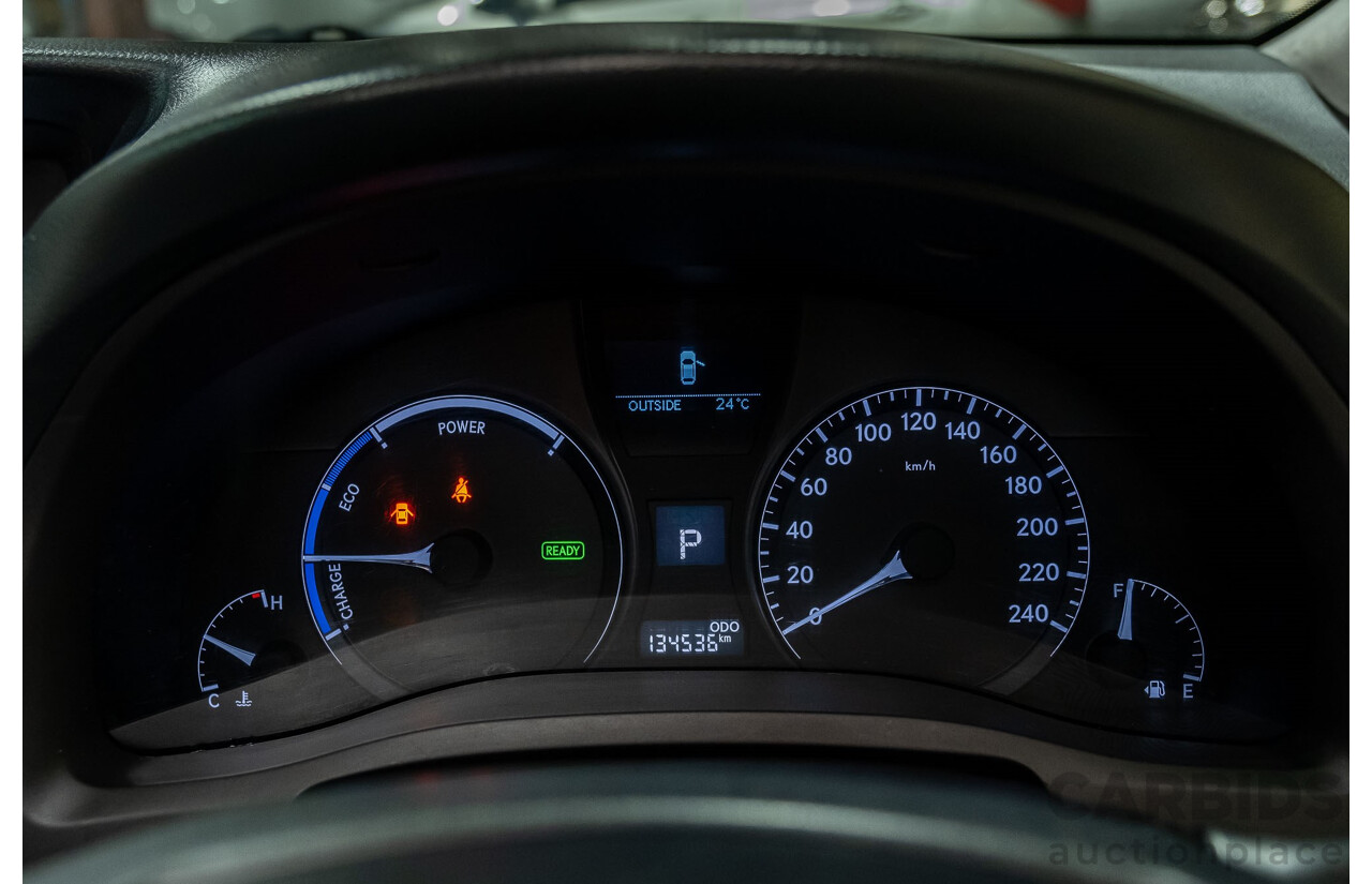 4/2013 Lexus RX450h Sports Luxury GYL15R MY12 4d Wagon Black 3.5L V6 Hybrid