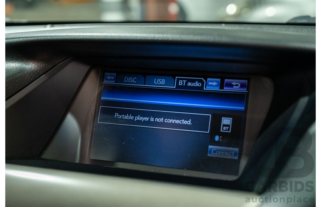 4/2013 Lexus RX450h Sports Luxury GYL15R MY12 4d Wagon Black 3.5L V6 Hybrid