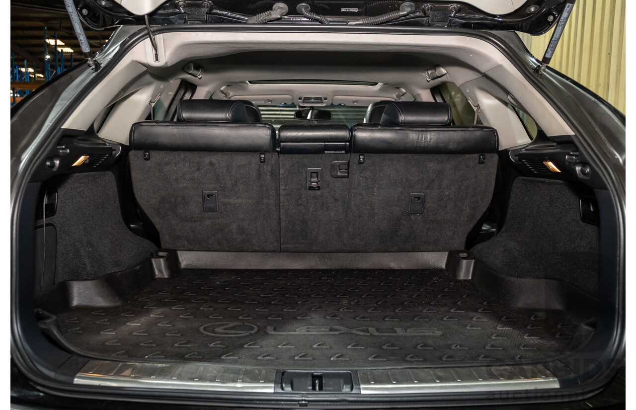 4/2013 Lexus RX450h Sports Luxury GYL15R MY12 4d Wagon Black 3.5L V6 Hybrid