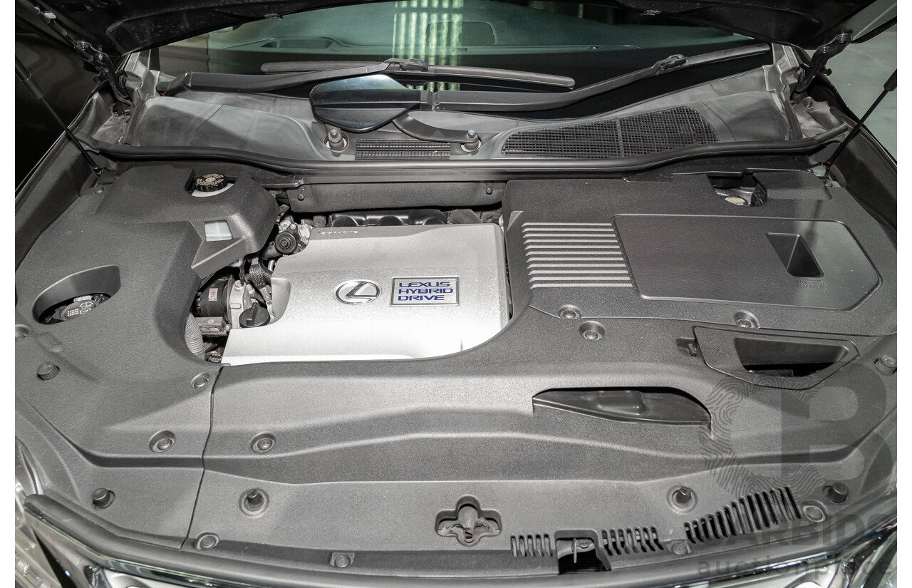 4/2013 Lexus RX450h Sports Luxury GYL15R MY12 4d Wagon Black 3.5L V6 Hybrid