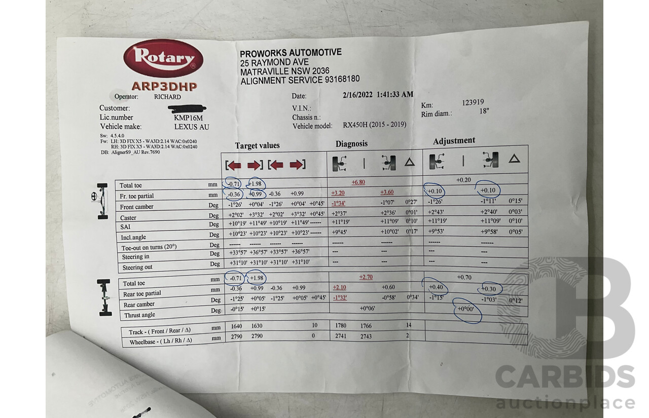 4/2013 Lexus RX450h Sports Luxury GYL15R MY12 4d Wagon Black 3.5L V6 Hybrid