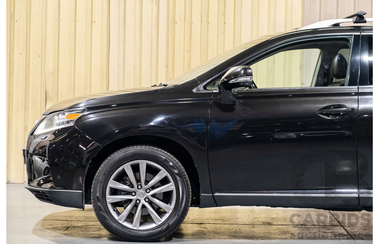 4/2013 Lexus RX450h Sports Luxury GYL15R MY12 4d Wagon Black 3.5L V6 Hybrid